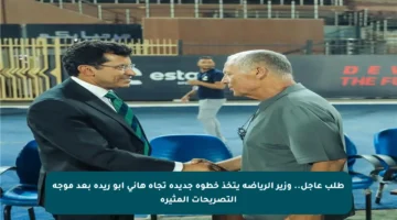 طلب عاجل.. وزير الرياضة يتخذ خطوة جديدة تجاه هاني أبو ريدة بعد موجة التصريحات المثيرة